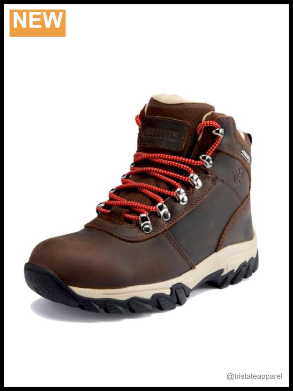 Waterproof Leather Women's Work Boots Soft Toe Hiking